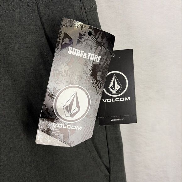 Volcom Men's Kerosene Hybrid Water Repellant 4 Way Stretch Chino Shorts Size 38 - Picture 2 of 6